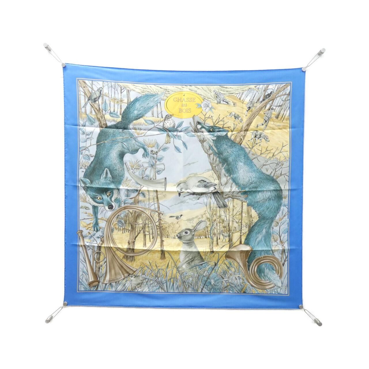 エルメス CHASSE AU BOIS カレ スカーフ