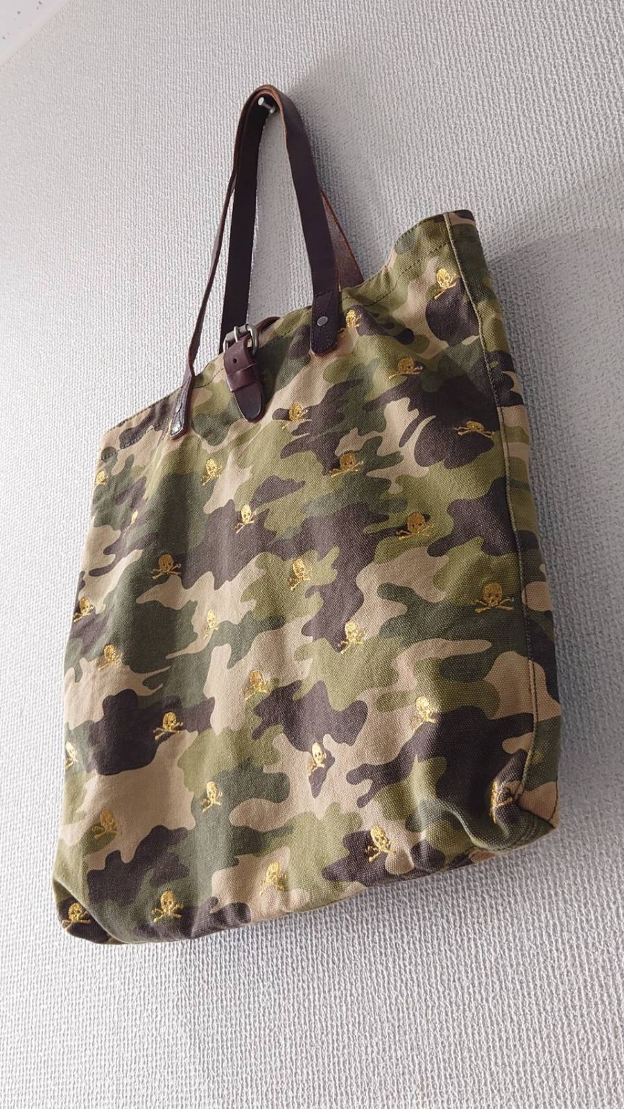 RUGBY RALPH LAUREN スカル刺繍 コットンキャンバス トートバッグ