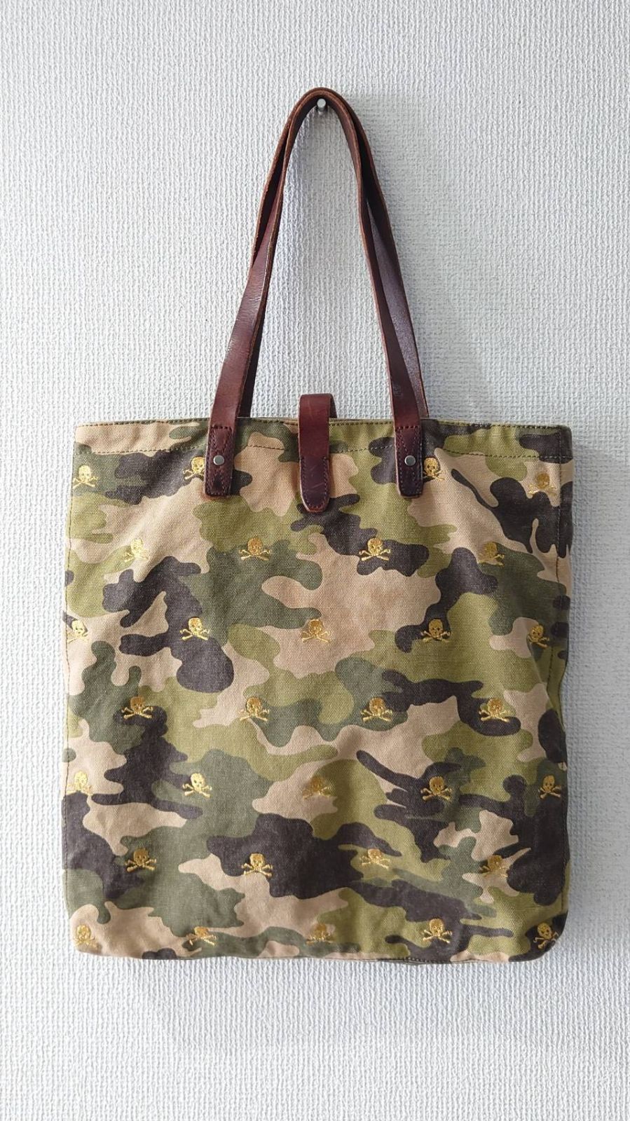 RUGBY RALPH LAUREN スカル刺繍 コットンキャンバス トートバッグ