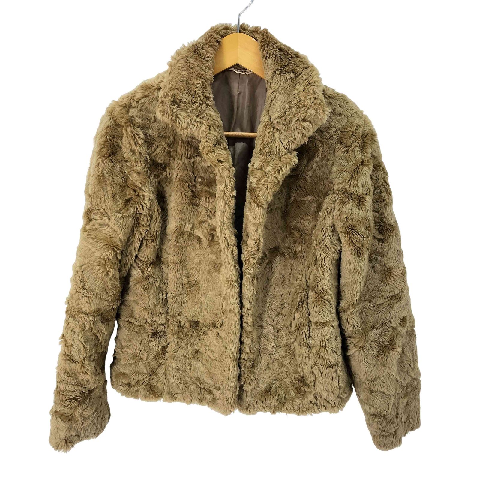 ユーズドフルギ USED古着 arverco フェイクファー ジャケット  