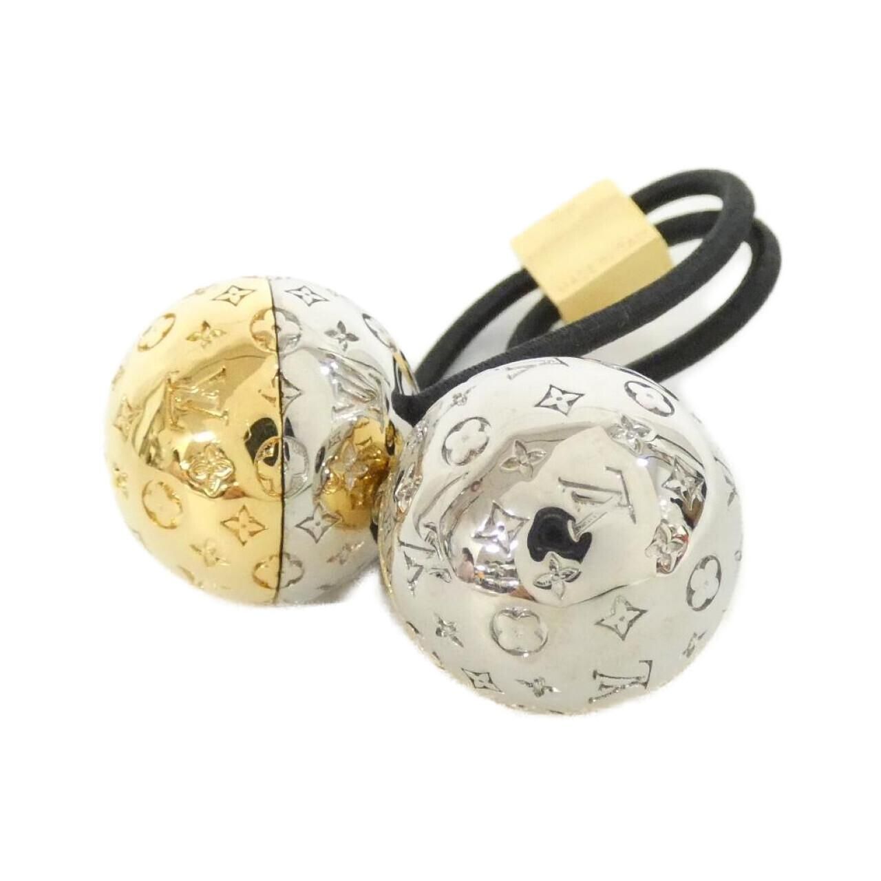 ルイヴィトン シュシュ ナノグラム プラネットLV M80266 ヘアー