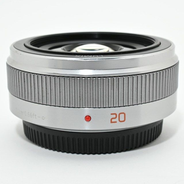  Panasonic LUMIX G 20 mm F 1 7 II ASPH シルバー パンケーキレンズ 明るいF 高描写力 マイクロフォーサーズ用単焦点 外観 ＆元 きの良コンディション レンズ(単焦点) カメラ