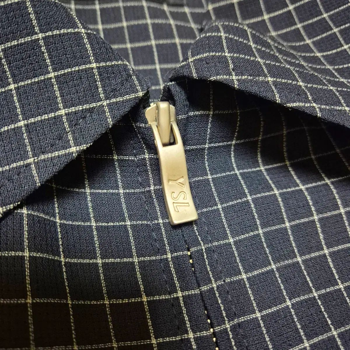 希少 レア Yves Saint Laurent チェックブルゾン 90's 8c532dc86403129a253be48a5966c1