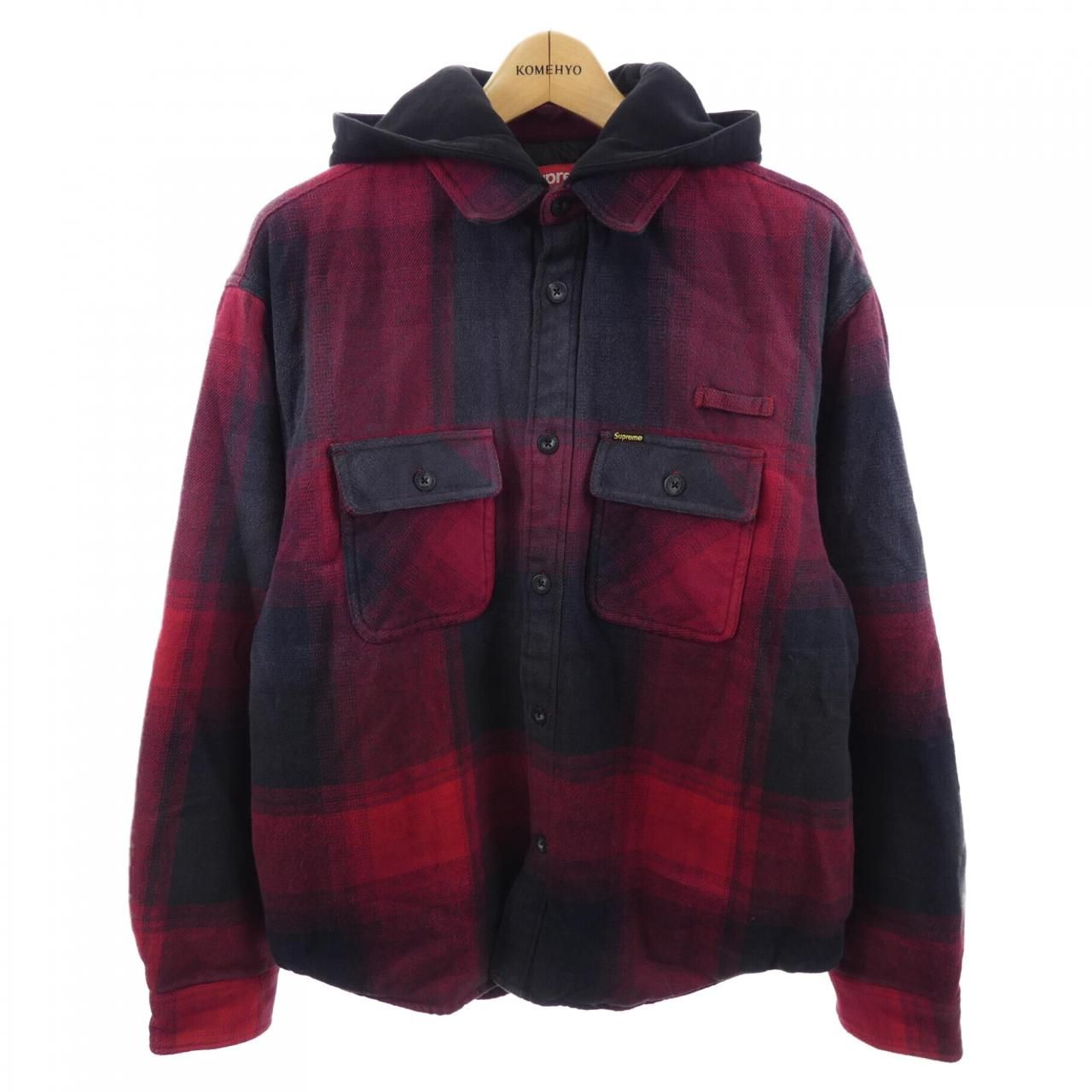 シュプリーム SUPREME Quilted Lined Hooded シャツ