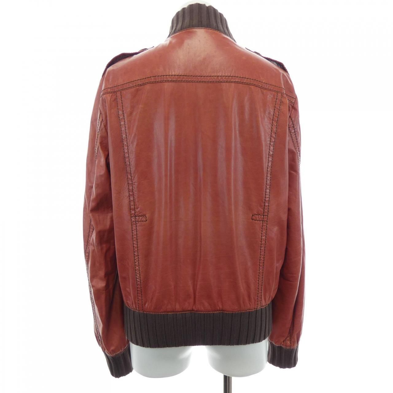 グッチ GUCCI 171472 XM561 レザージャケット - メルカリ