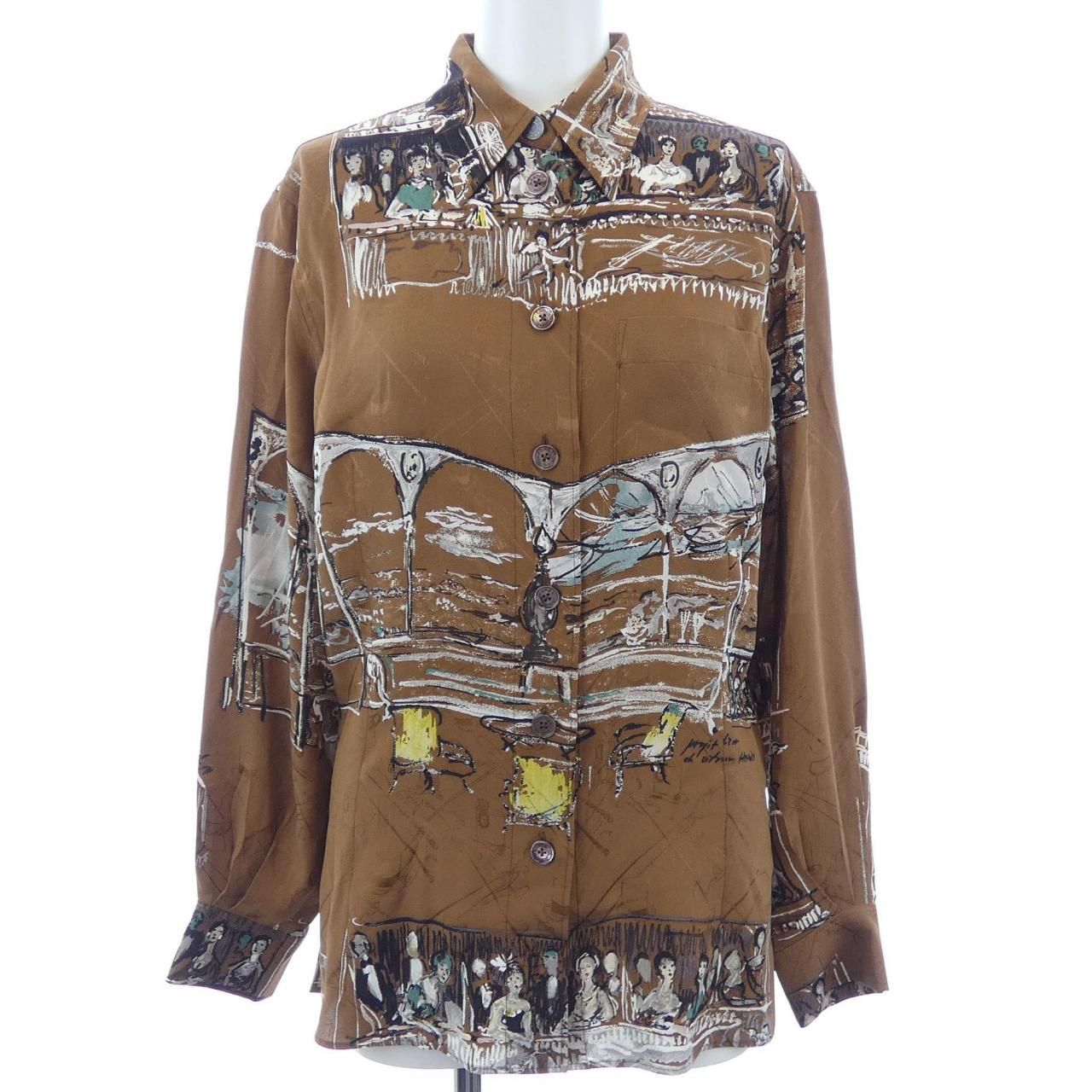 エルメス HERMES sh 303 ツイルレーヌ シャツ