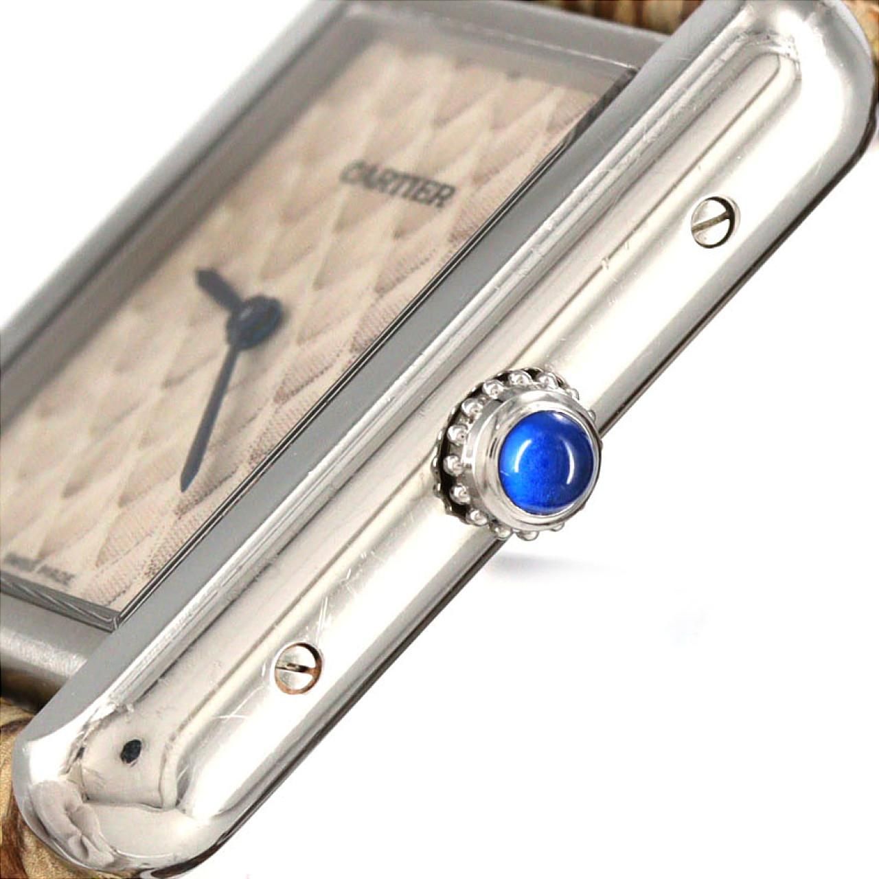  カルティエ タンクソロパイソン SM SS クォーツ その他 時計