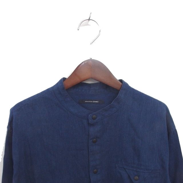 アーバンリサーチ ドアーズ URBAN RESEARCH DOORS バンドカラー シャツ