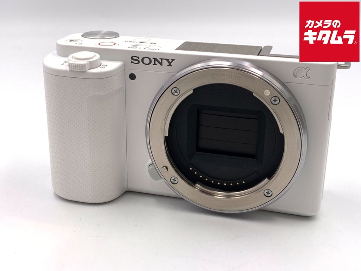 中古】 【美品】 ソニー VLOGCAM ZV-E10 ボディ ホワイト - メルカリ