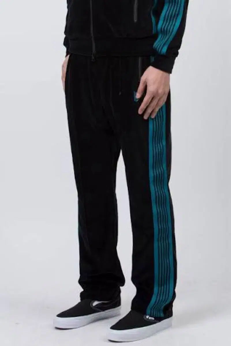 NEEDLES ナロー トラックパンツ ブラック