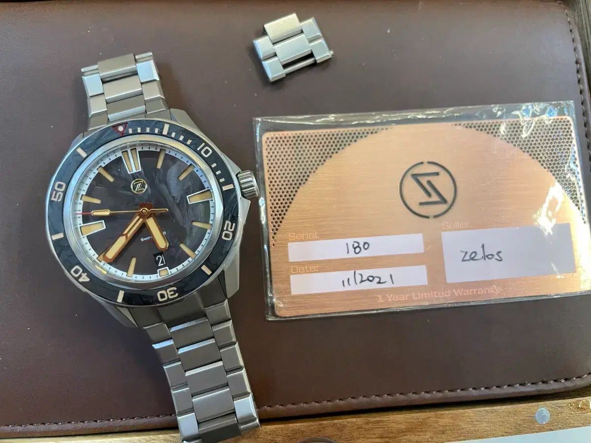  Zelos Swordfish 40mm オートマティック Tシャツ チタン セットアップ 自動巻き時計 腕時計(アナログ)