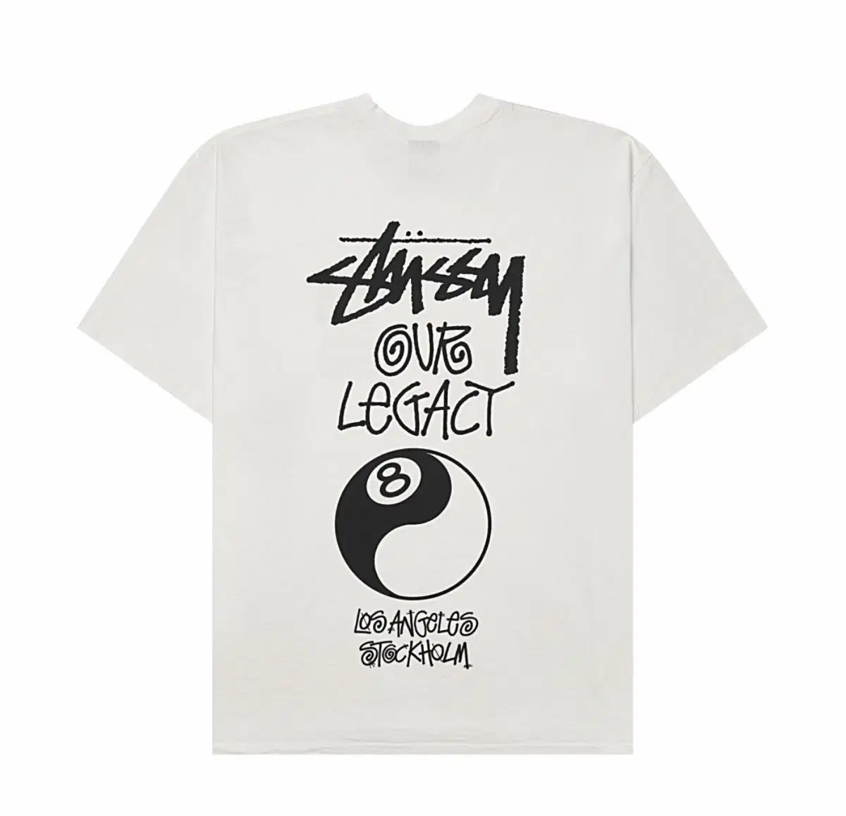 STUSSY OUR LEGACY ワークショップ 8ボール 工場 PIGMENT Tシャツ S 9