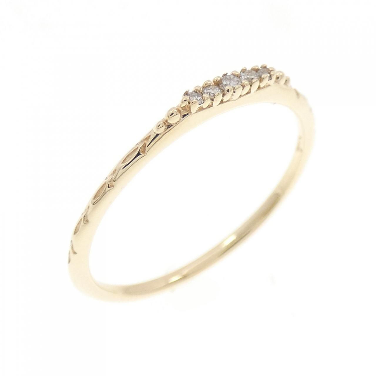 アガット ダイヤモンド リング 0.03 CT