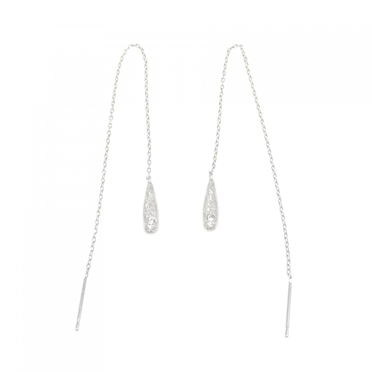 エテ ダイヤモンド ピアス 0 02 CT