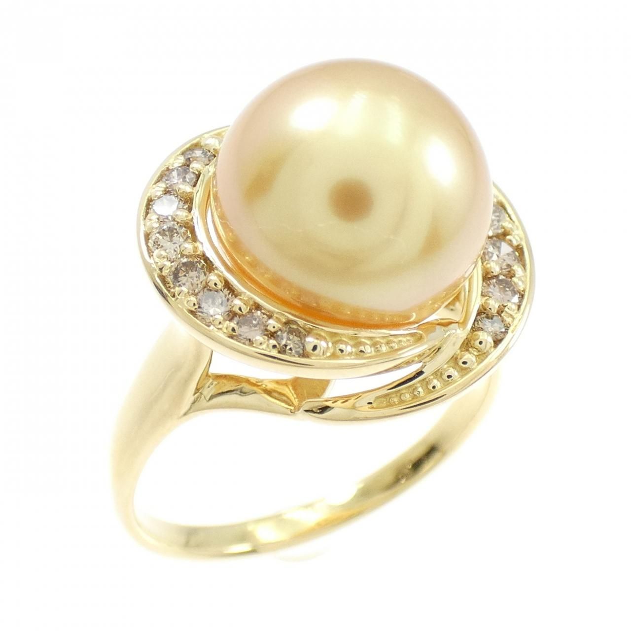 ジーエスティービー 白蝶パール リング 11 7 mm