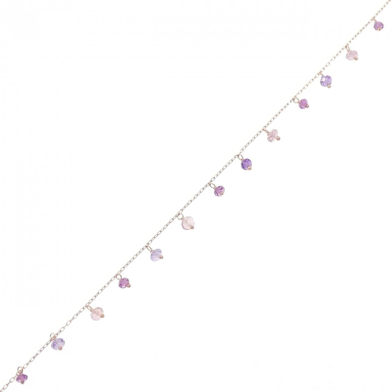 K10PG カラーストーン ブレスレット