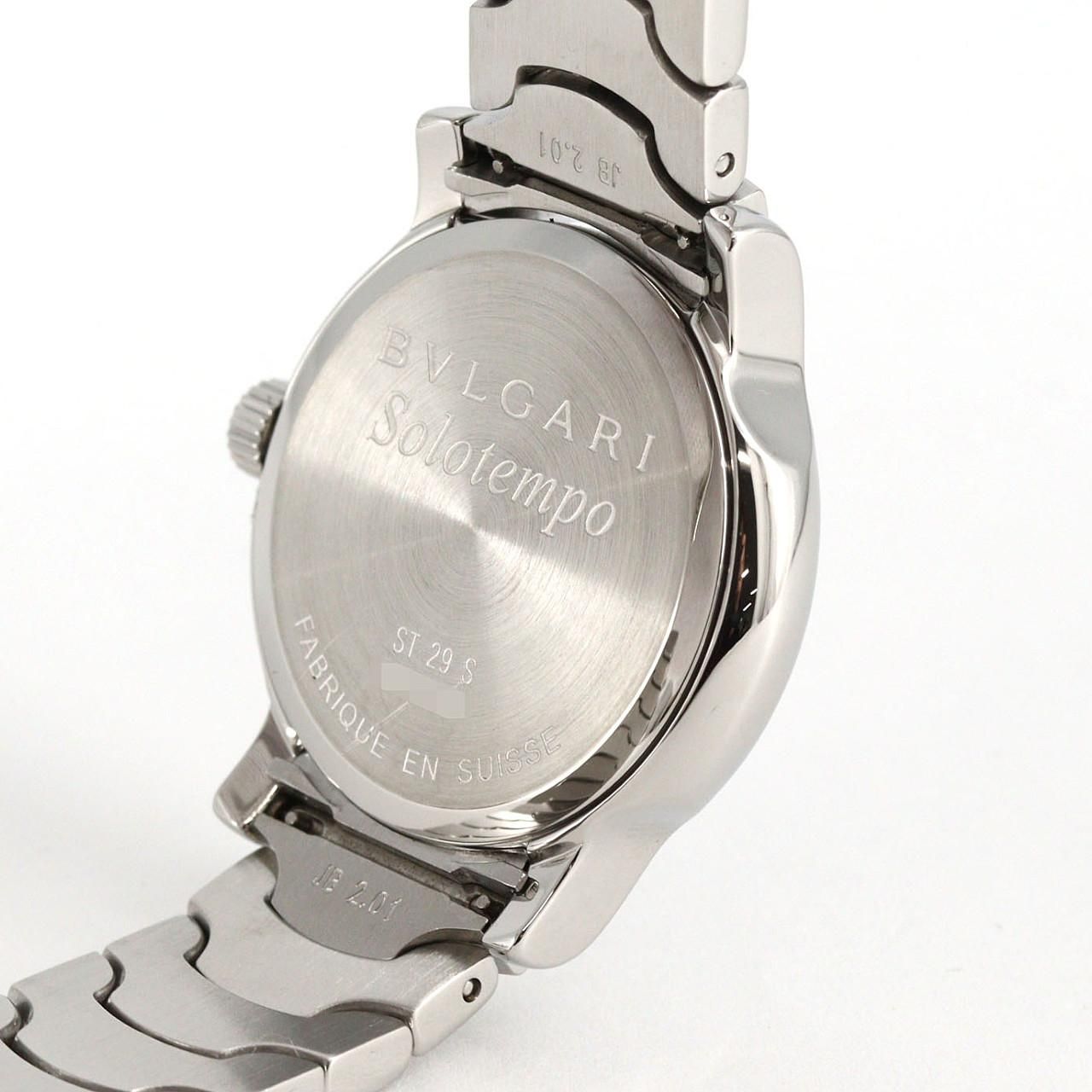  ブルガリ ソロテンポ ST 29 S| SS クォーツ 腕時計(クォーツ) 腕時計(アナログ)