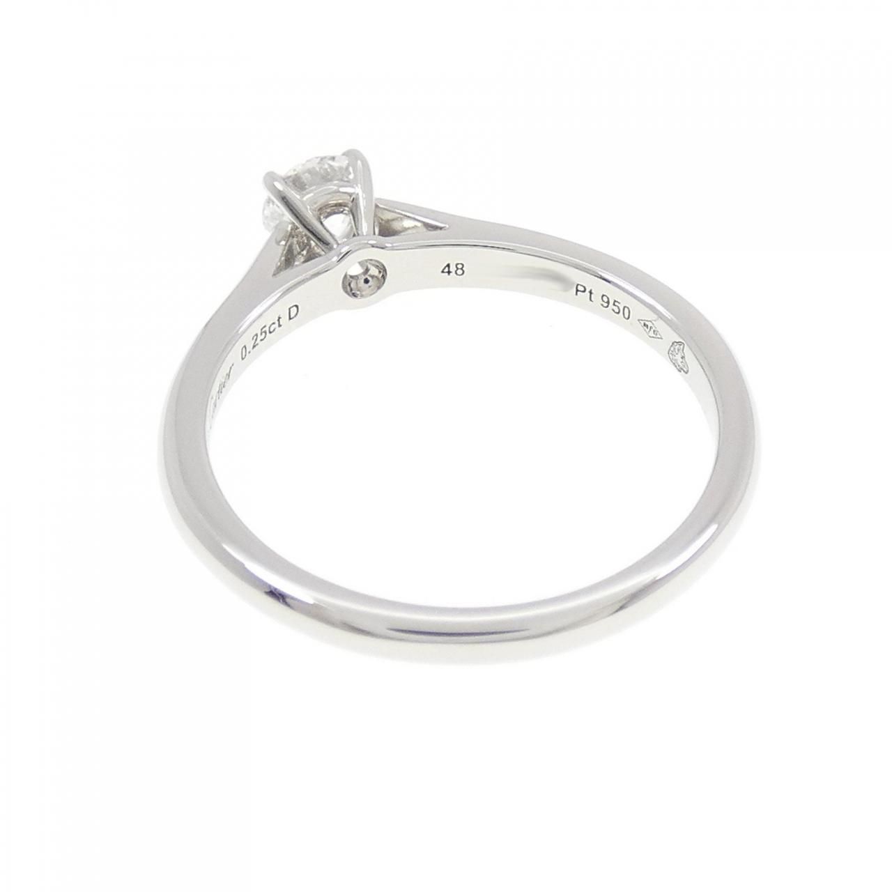 ◇カルティエ◇ 未使用品 1895 ソリテール ダイヤ リング 0.25 PT カルティエ 1895 ソリテール リング 0.25CT D VVS1 3EXT - メルカリ