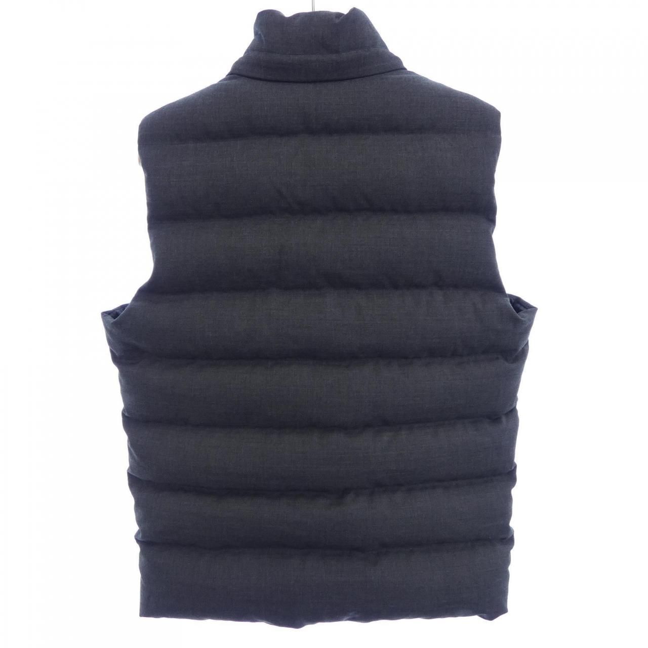 【美品】EDIFICE ダウンベスト　ブラック　Lサイズ エディフィス EDIFICE ダウンベスト