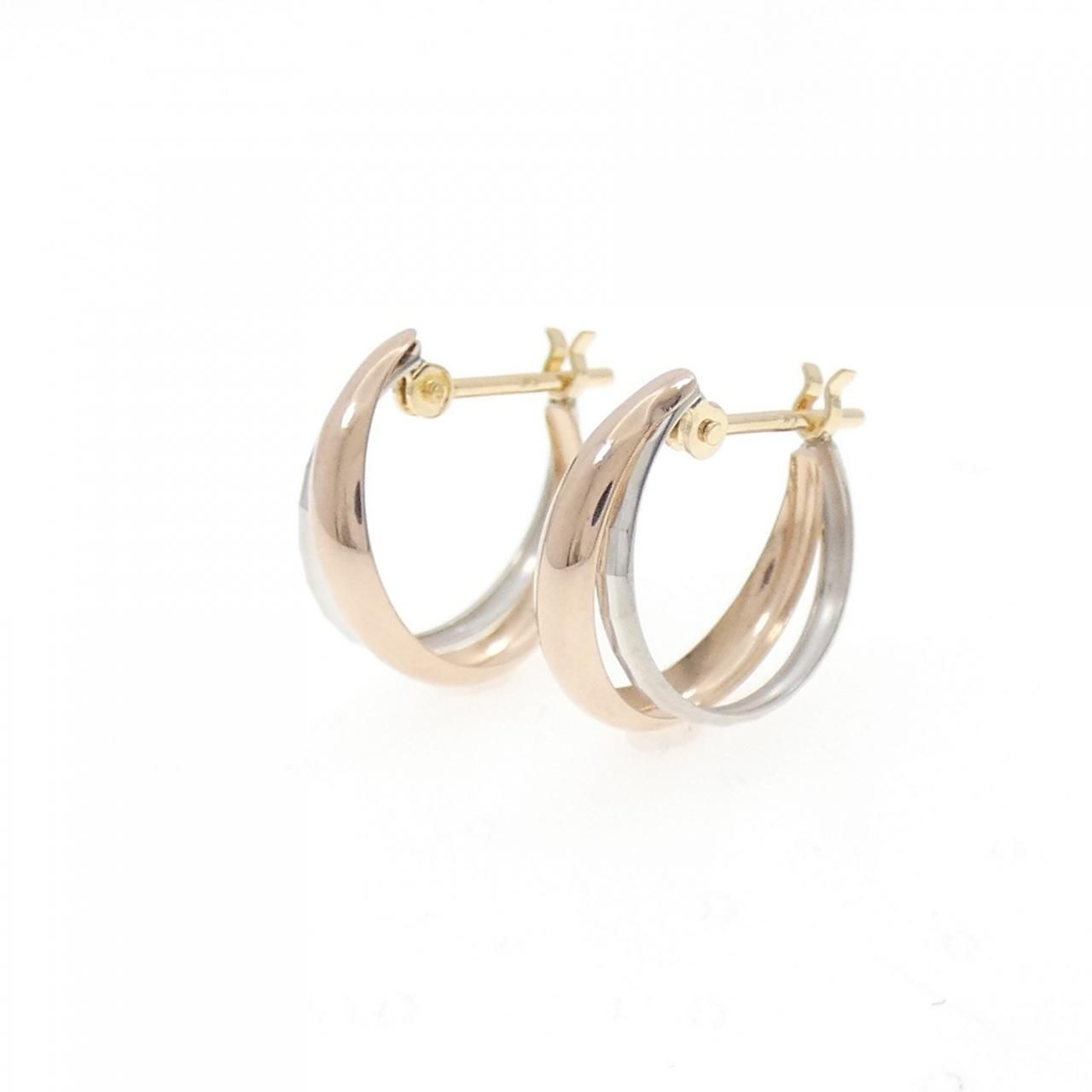 K 18 PG|PT 900|K YG ピアス