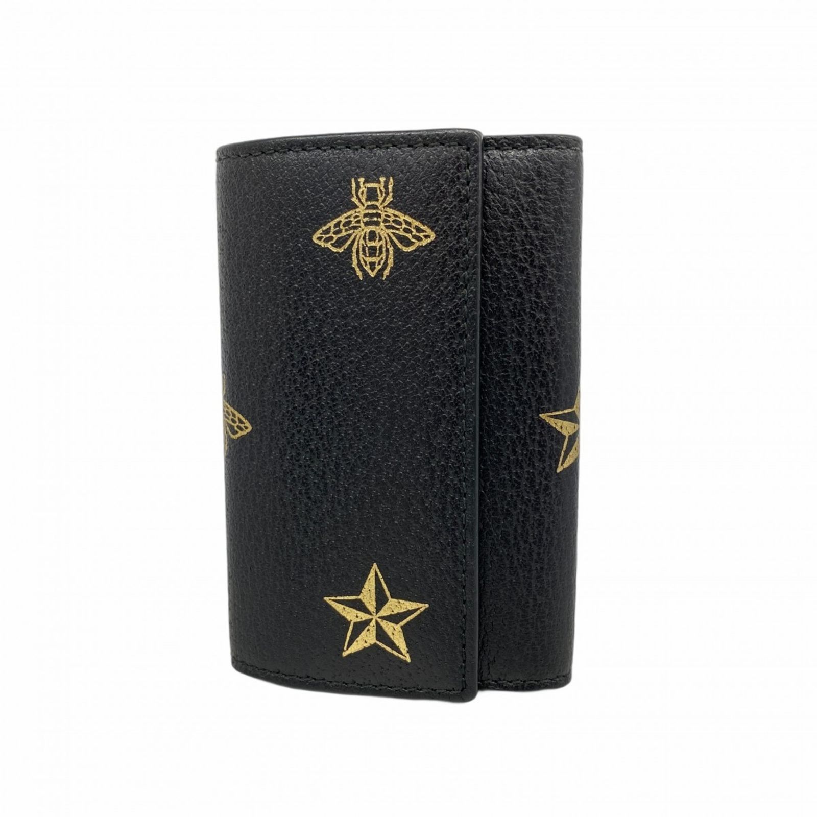 グッチ Gucci アクセサリー キーケース 495071 レザー ブラック メンズ レディース