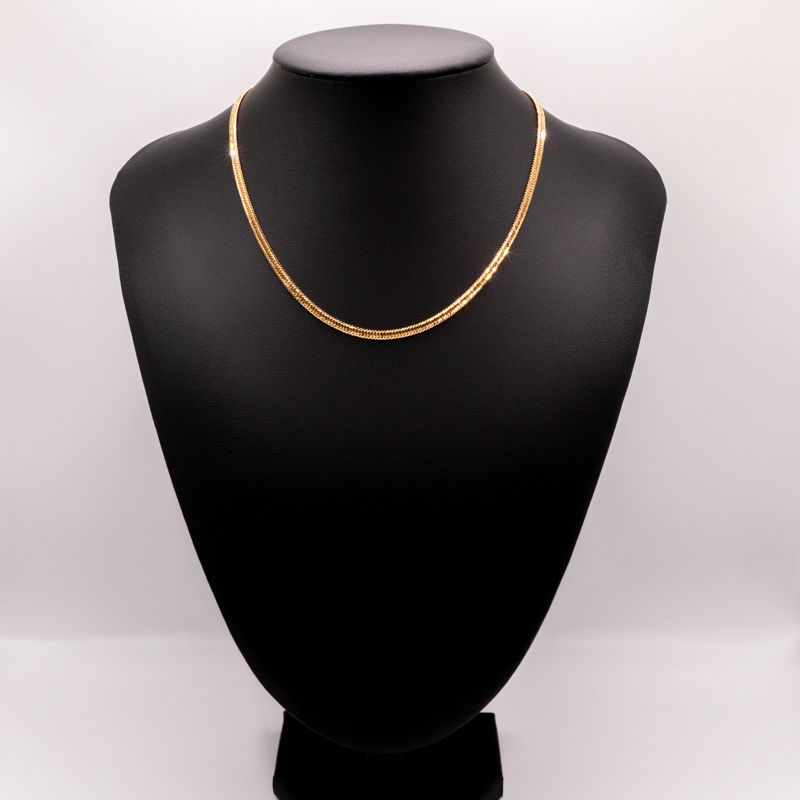 仕上げ K 18 18金 喜平ネックレス 12面カットトリプル 40 cm 10 1 g 造幣局刻印あり ホールマーク