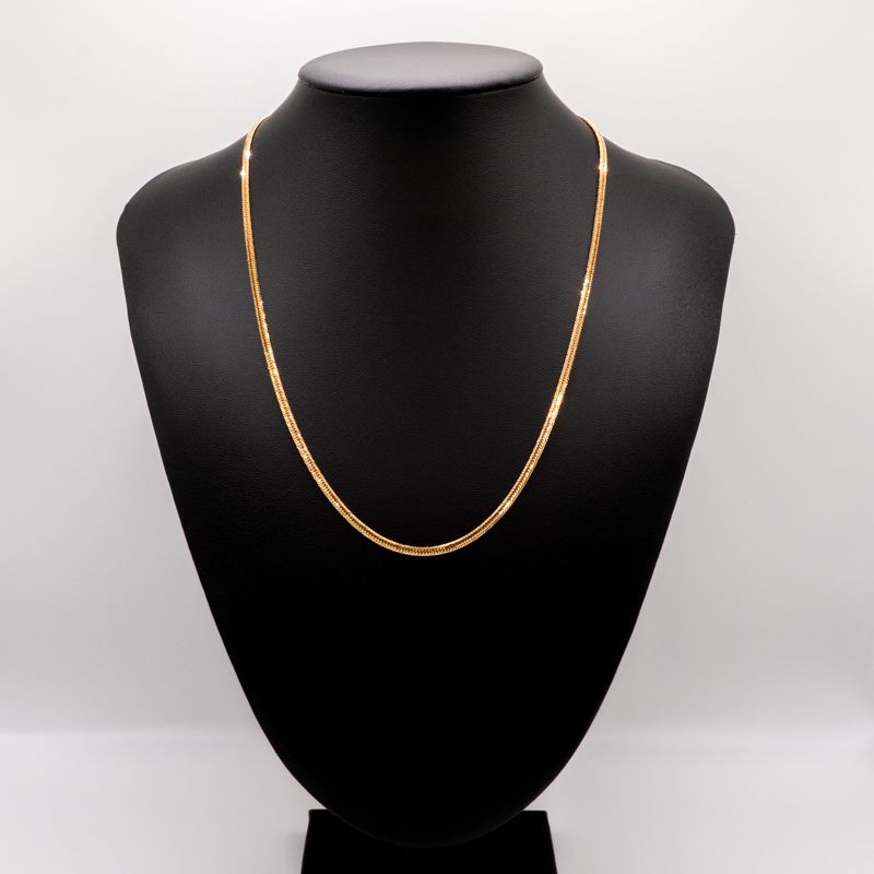 仕上げ K 18 18金 喜平ネックレス 12面カットトリプル 50 cm 10 3 g 造幣局刻印あり ホールマーク