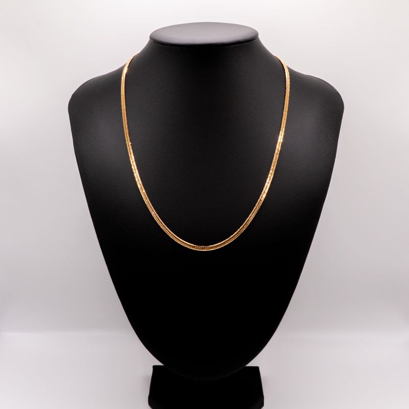 仕上げ K 18 18金 喜平ネックレス 12面カットトリプル 50 cm 12 7 g 造幣局刻印あり ホールマーク