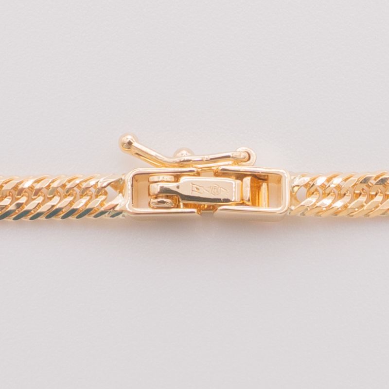  仕上げ K 18 18金 喜平ネックレス 12面カットトリプル 50 cm 12 7 g 造幣局刻印あり ホールマーク ネックレス アクセサリー