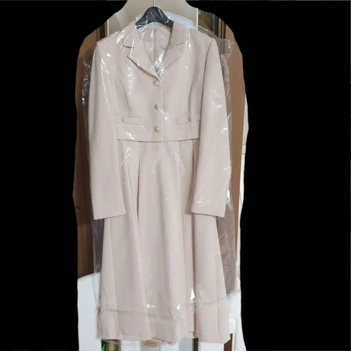 ケネスレディー ライトピンク ジャケットタイプ Long ONE PIECE