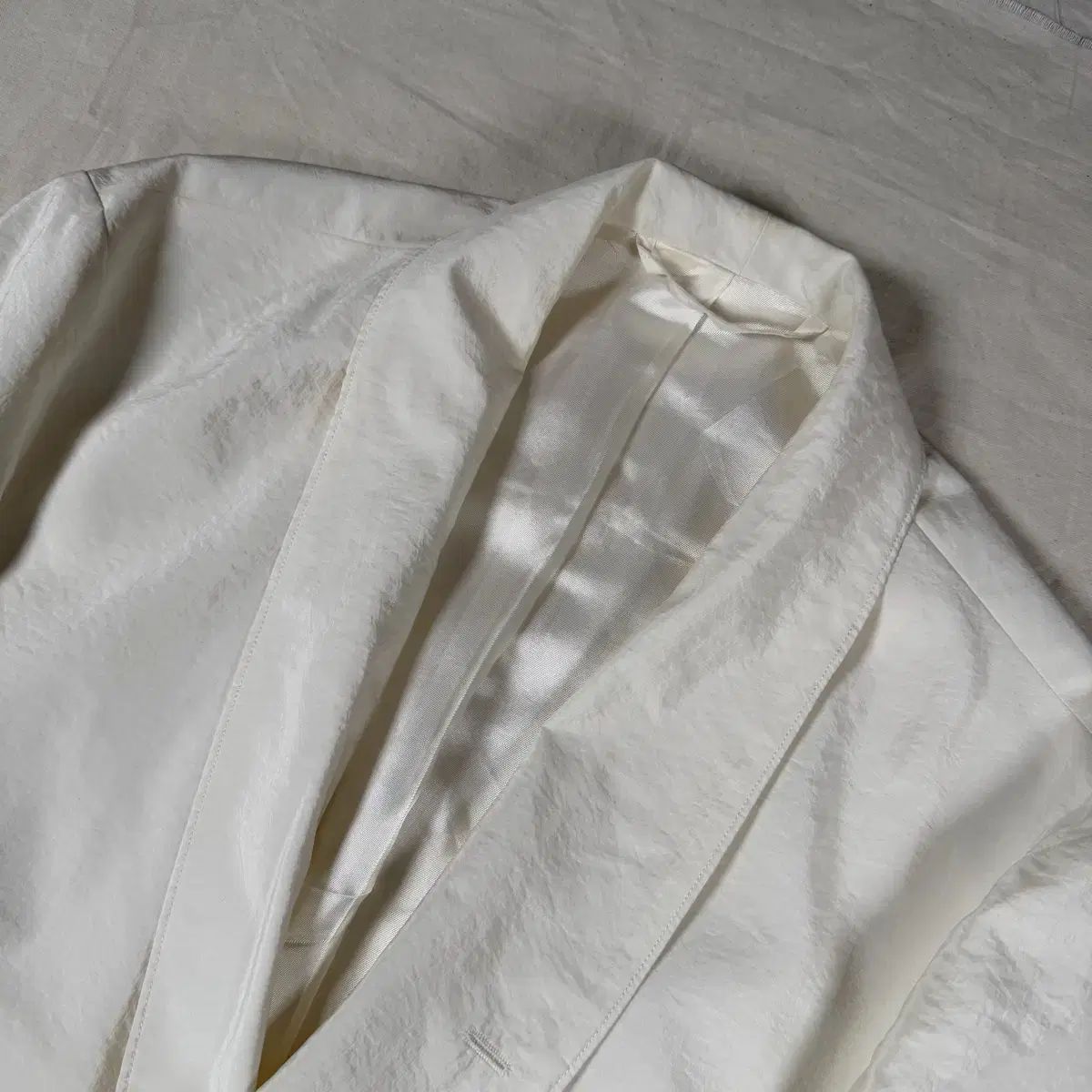 ルメール ショールカラー ダブルジャケット デパートタグ