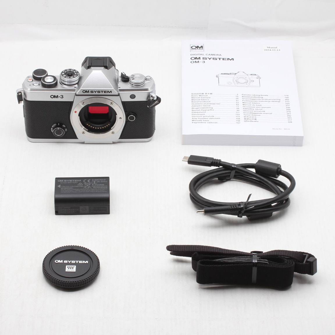 OM SYSTEM オリンパス OLYMPUS 3 ミラーレス一眼 ボディ シルバー JS 129 00837