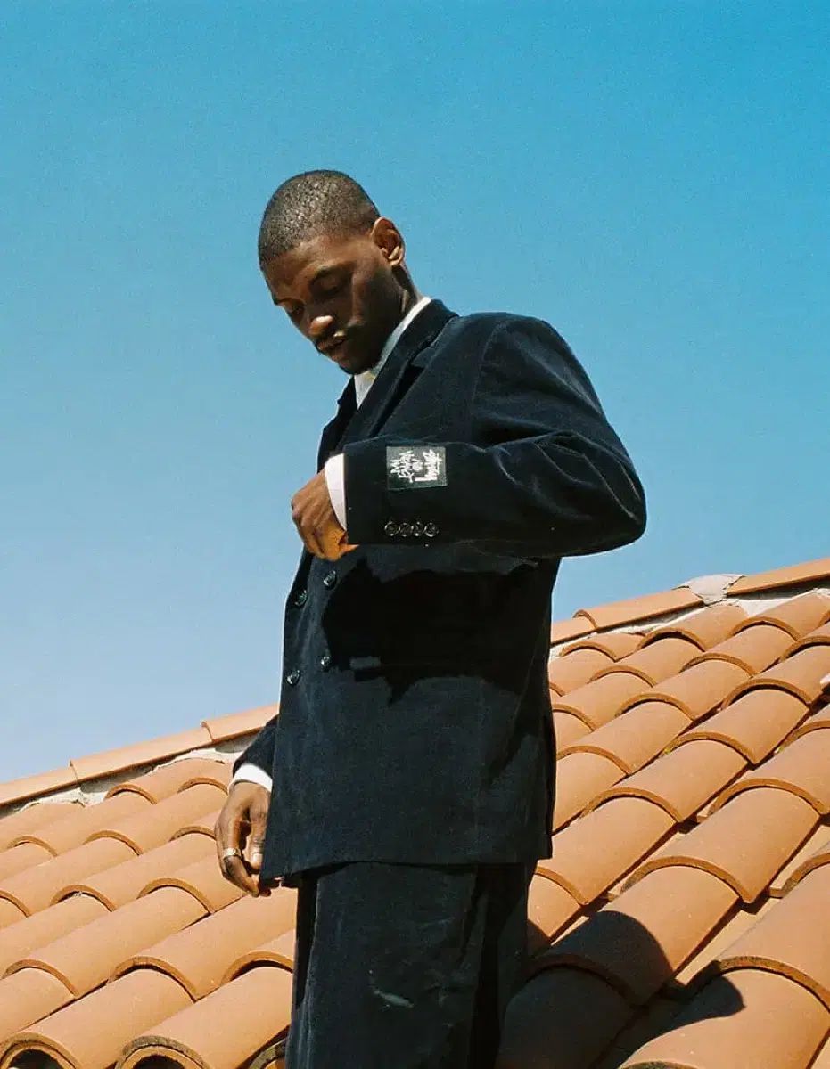 L STUSSY ステューシー No Vacancy Inn ブレーザー パンツ セットアップ