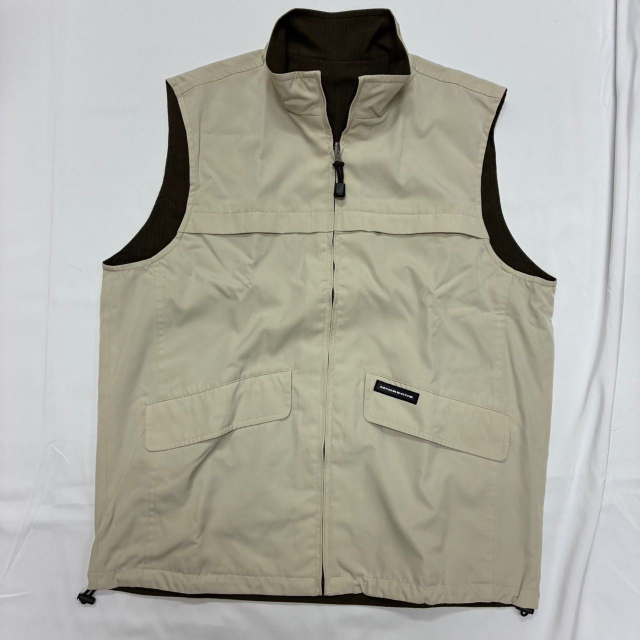美品】McGregor マックレガー リバーシブル コーデュロイ ベスト M 