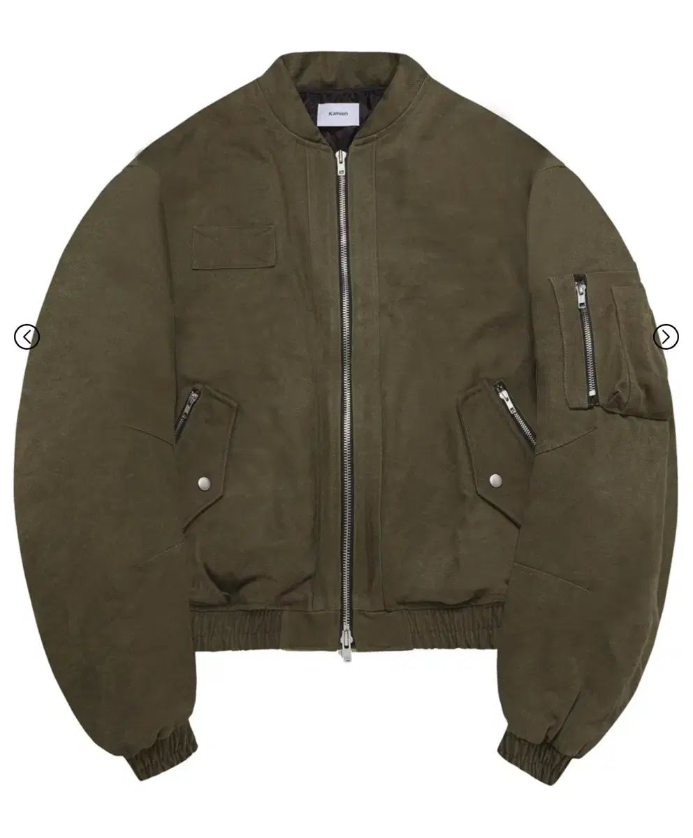 OSカミエン トゥルーパートラッパー MA 1 オリーブ