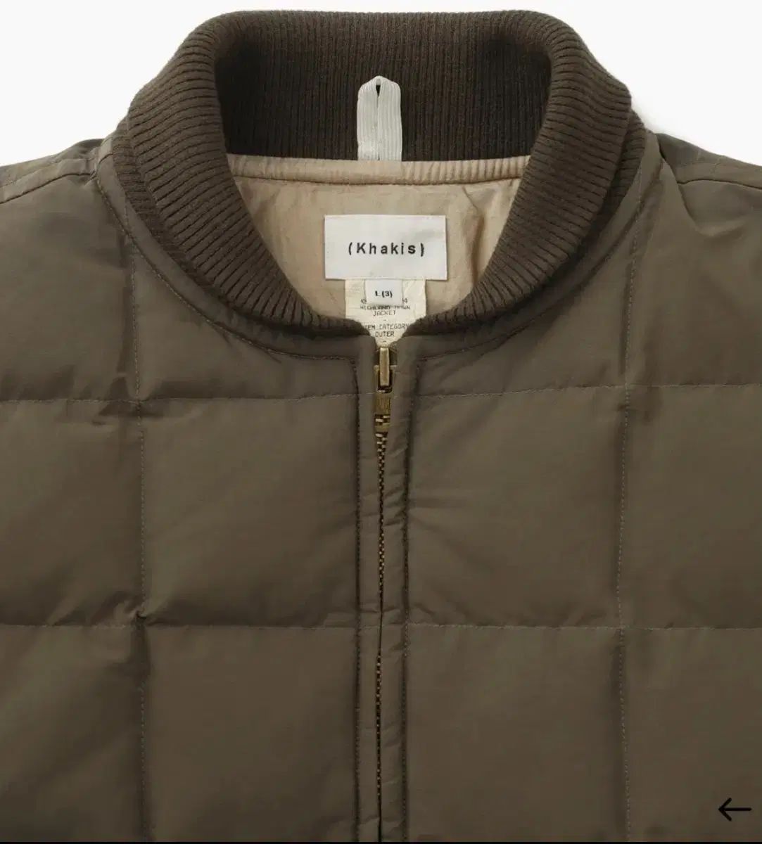 カーキス ハイランド ダウン ジャケット mサイズ