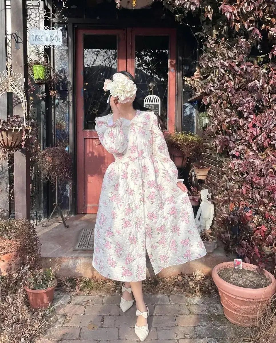 Unjin ラブリー キルティング ダウン ONE PIECE