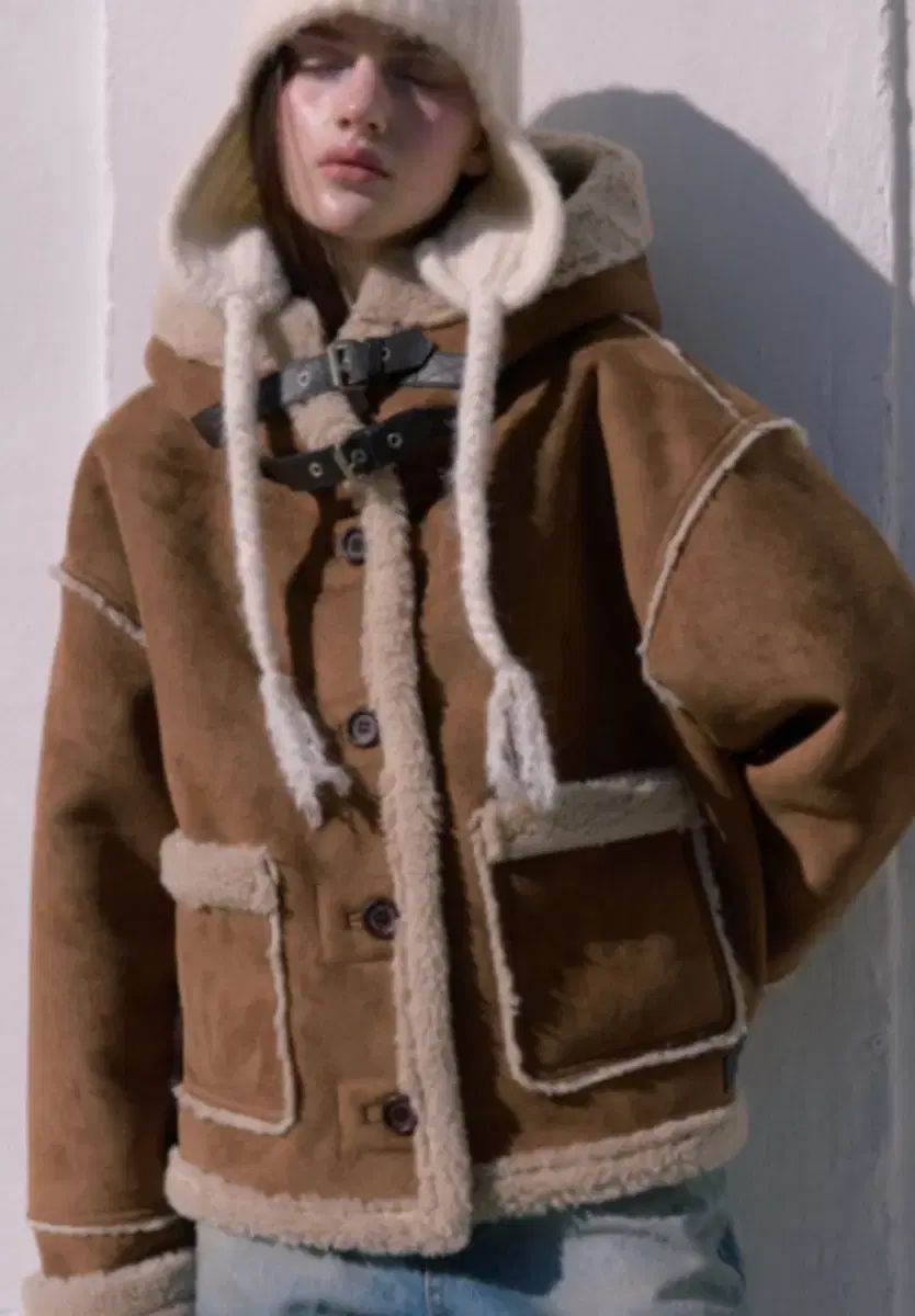 더오유 ムートン キャメルCOLOR