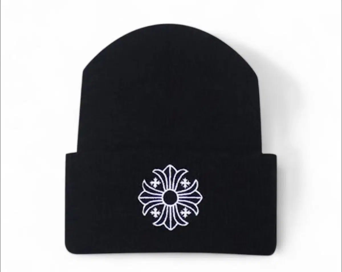 CHROME HAEATS クロムハーツ 十字架 バッグ レタリング ウール ビーニー ブラック