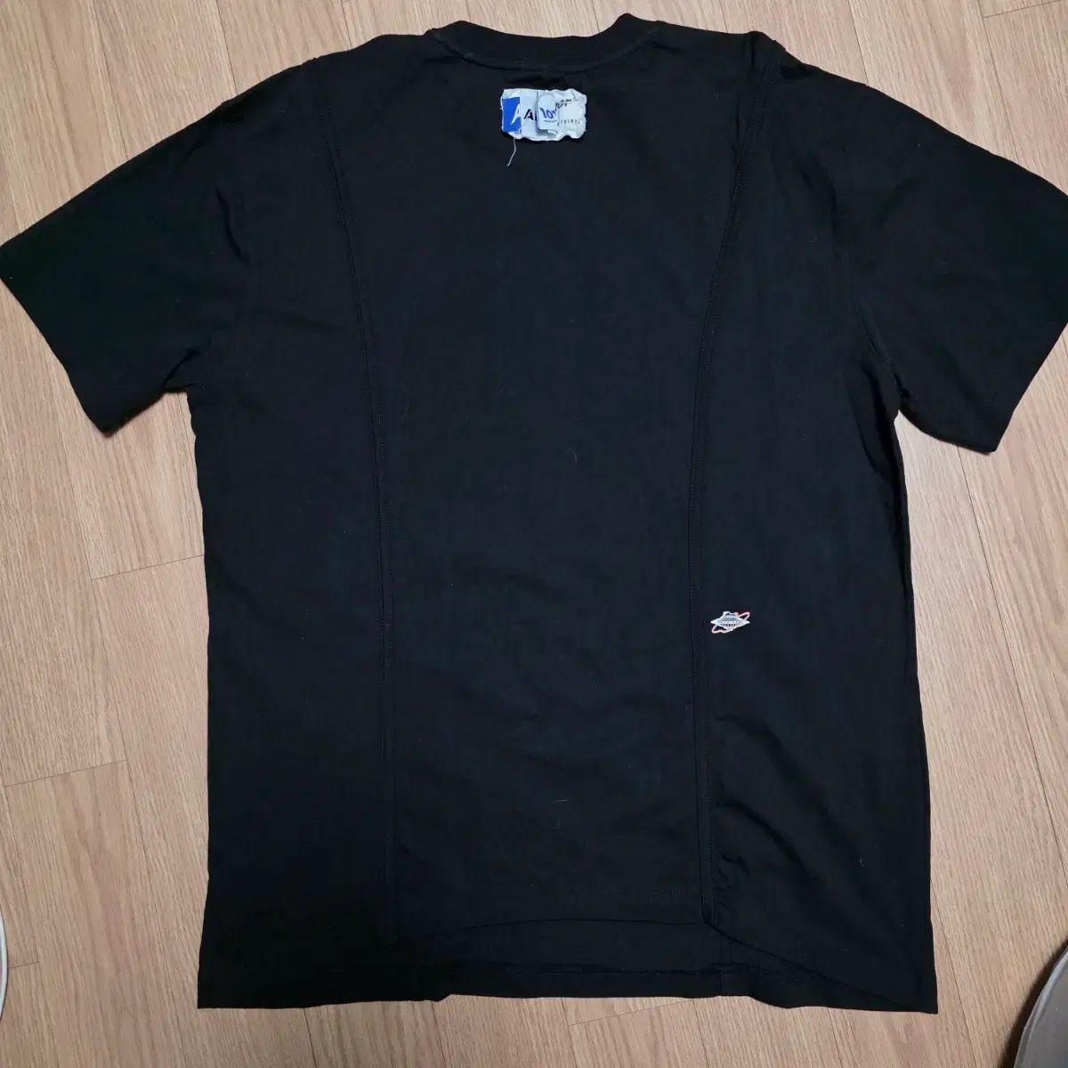 2 ADER ERROR アーダーエラー アシンメトリー ブラック 半袖Tシャツ