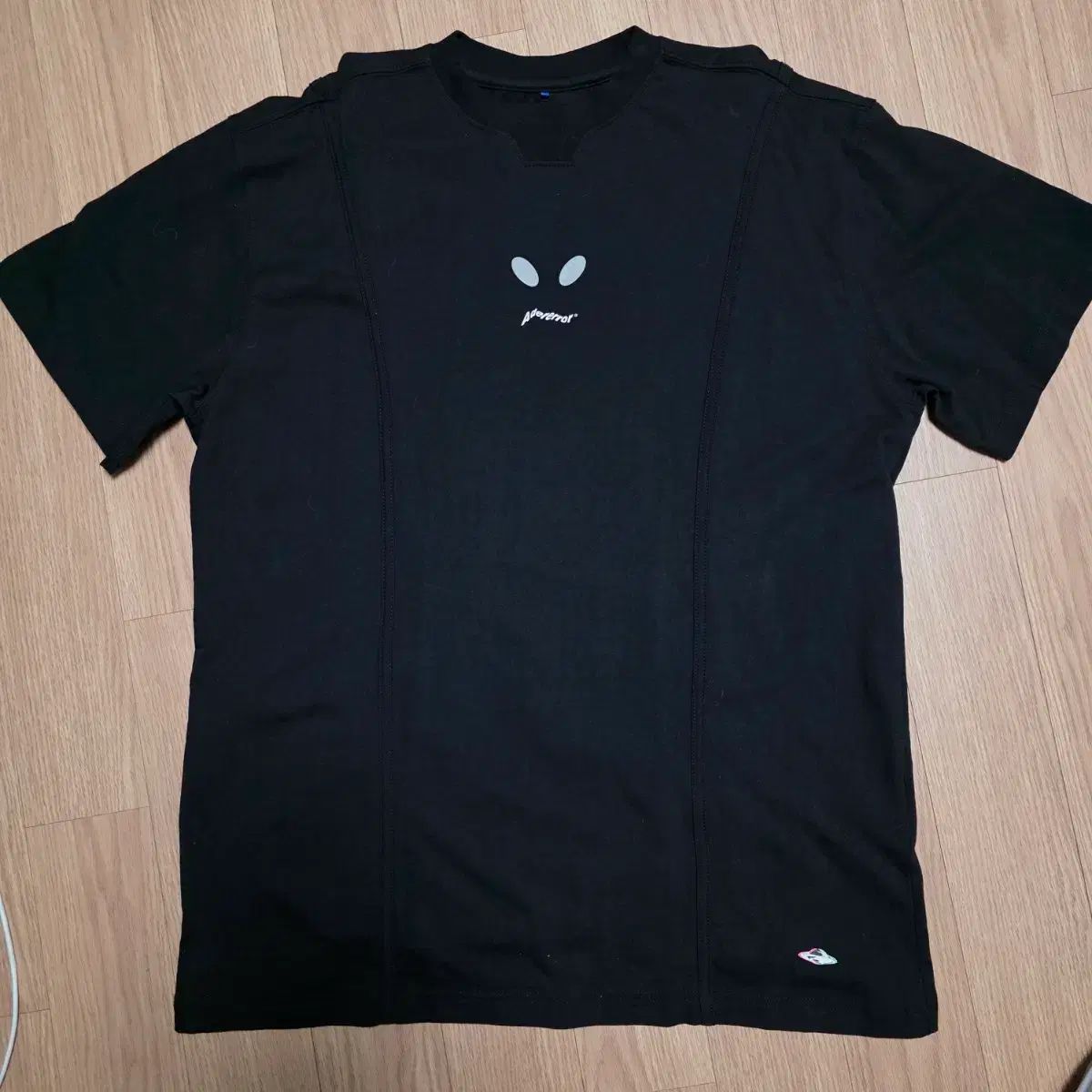 2 ADER ERROR アーダーエラー アシンメトリー ブラック 半袖Tシャツ