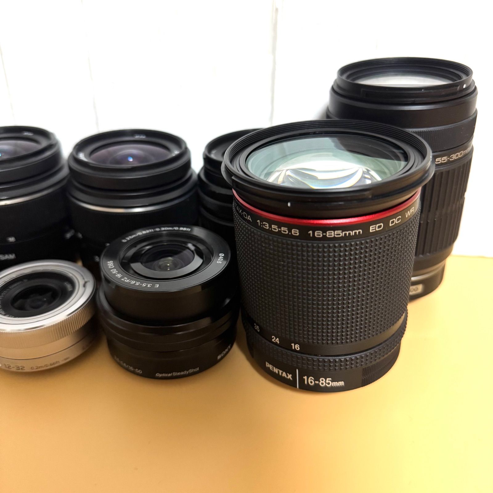 レンズ10点 PENTAX Panasonic SONY HD DA 16 85 mm F 3 5 6 ED DC WR 12 32 現状 品