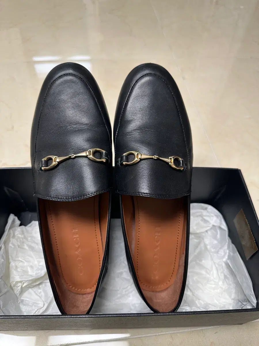 コーチ ヘイリー ローファー ブラック レディース 250