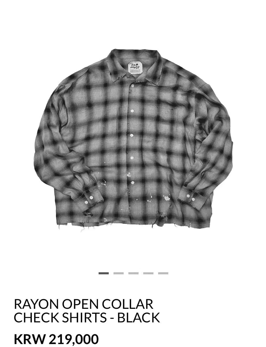 1 Hommless レーヨン シャツ