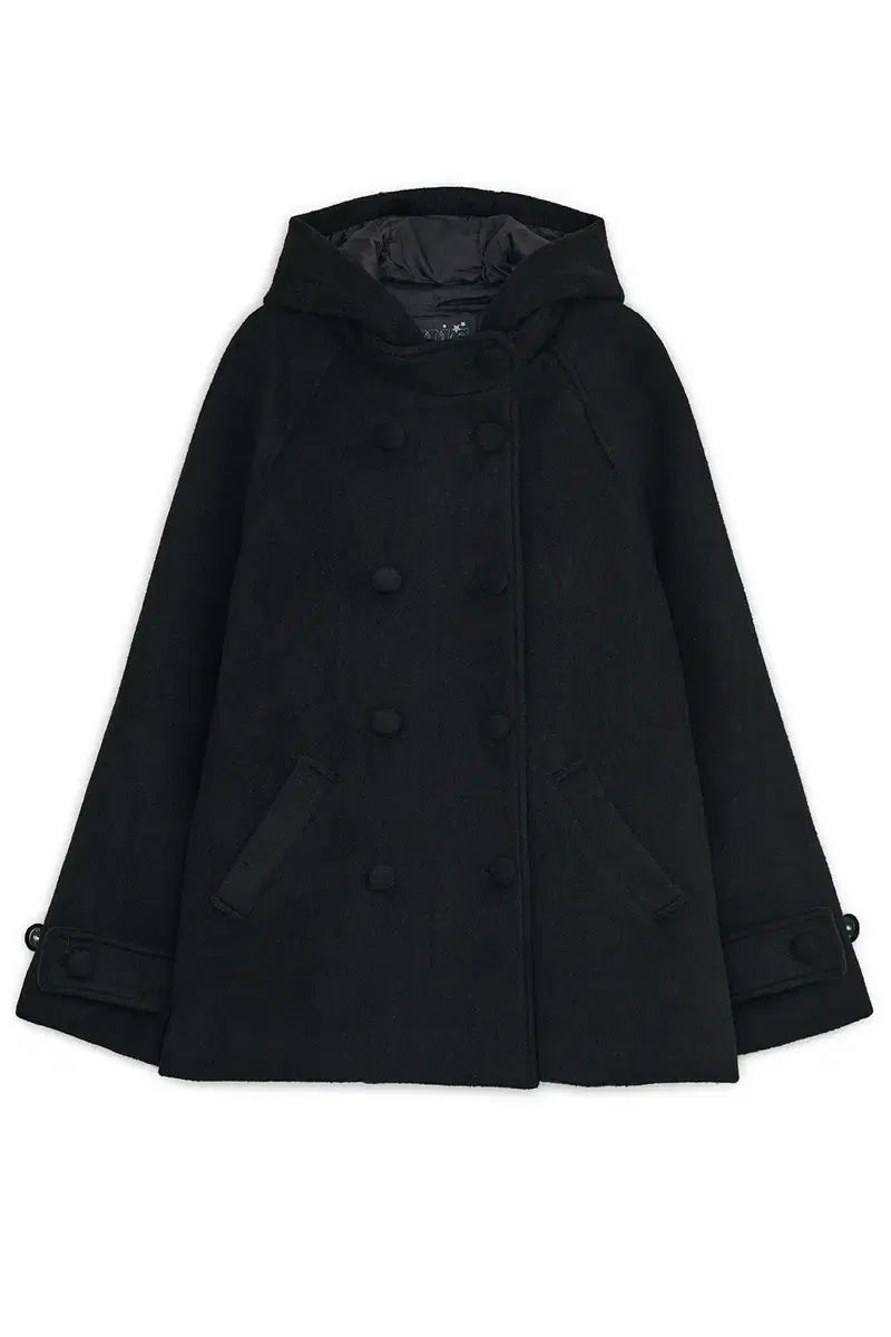 ハグユアースキン コート ブラック