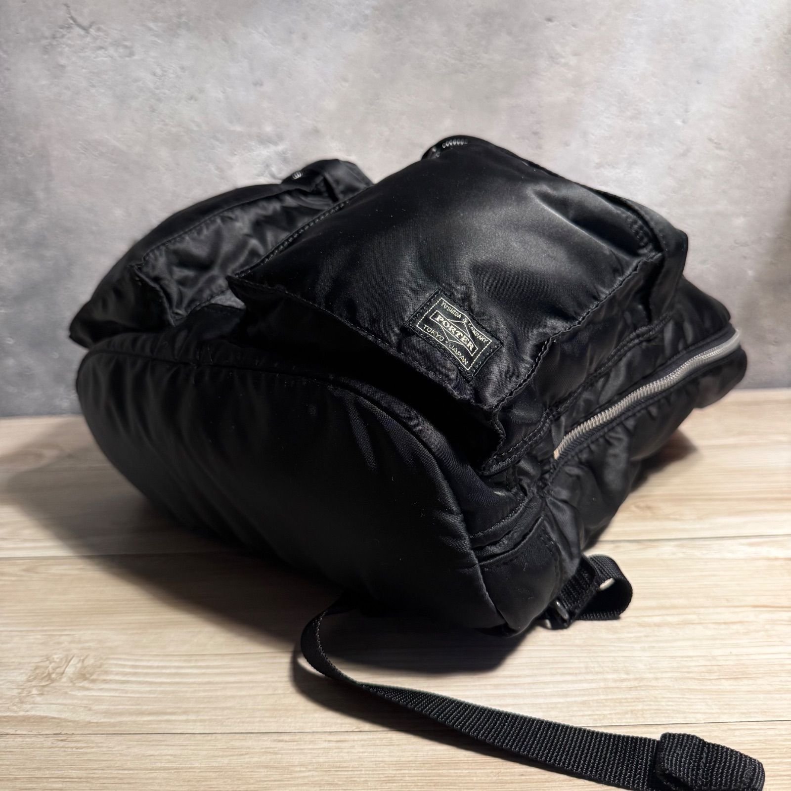 ✨美品 PORTER TANKER リュック 黒 デイパック 大容量 高耐久 ナイロン 