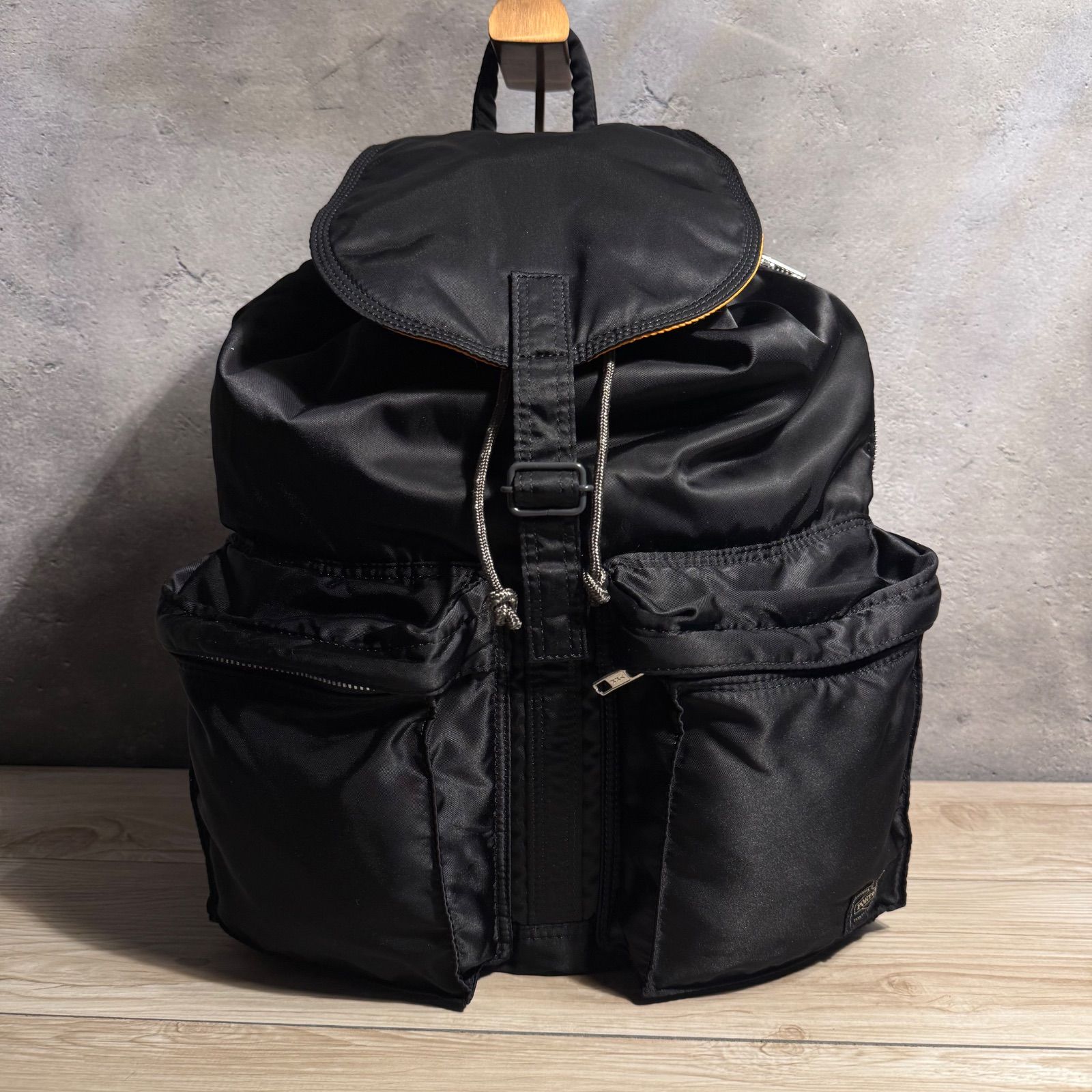 ✨美品 PORTER TANKER リュック 黒 デイパック 大容量 高耐久 ナイロン 