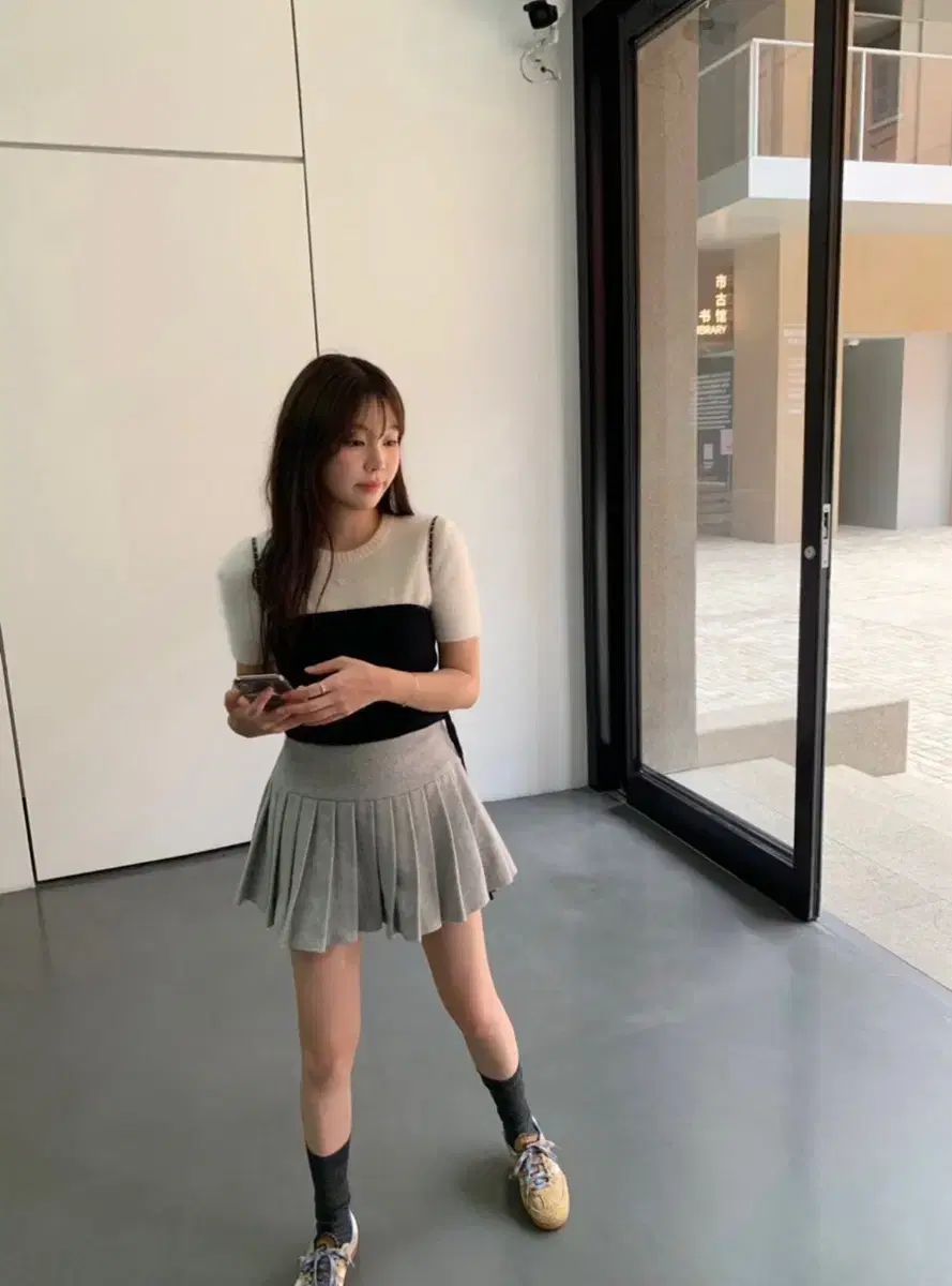 ベルニ anne プリーツ スカート (sサイズ)