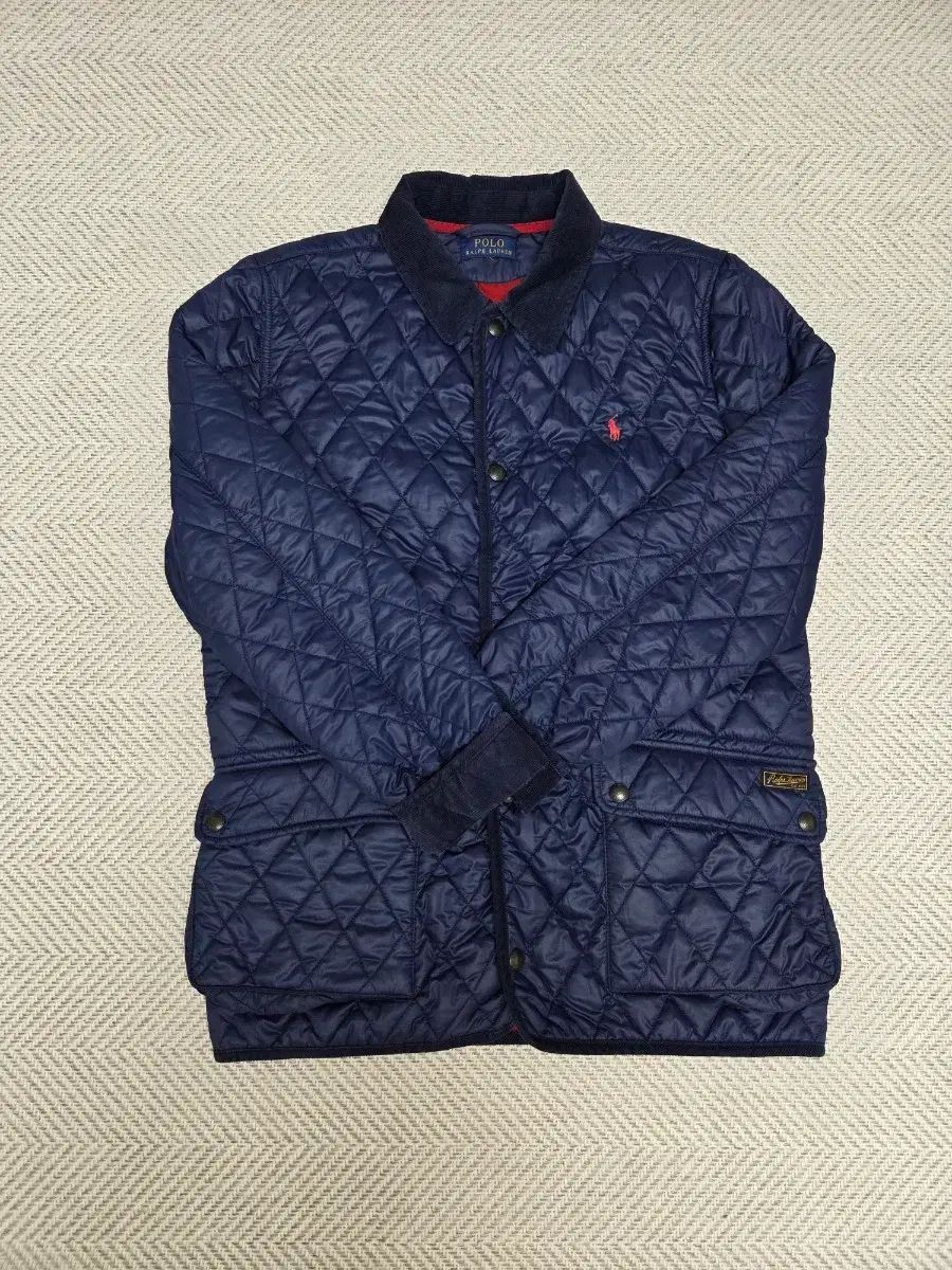 ポロラルフローレン ネイビー キルティング ジャケット