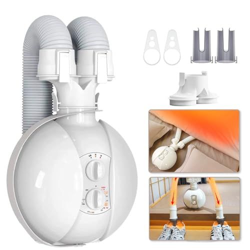 革新モデル 布団乾燥機 小型 ふとん乾燥機 ダブルホース 布団 対応 靴2組 衣類乾燥 靴乾燥機 時短乾燥 コンパクト 軽量 静音性 除湿 消臭 ダニ退治 梅雨対策 カビ 花粉 マット不要 ハイパワー 持ち運び 5 d 95 eb 72